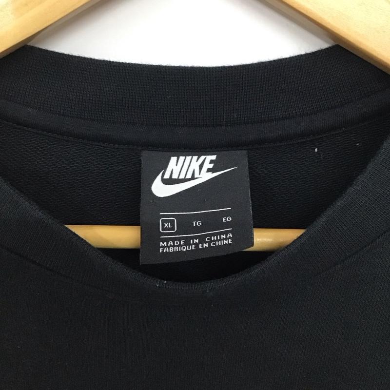 ナイキ NIKE トレーナー 長袖 CZ3428-010 XL プリント X ロゴ、文字 黒 / ブラック / メンズ USED 古着 中古 10134823