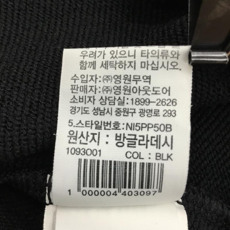 ザノースフェイス THE NORTH FACE パーカー 長袖 NI5PP50B XL ロゴ、文字 黒 / ブラック / メンズ USED 古着 中古 10139081