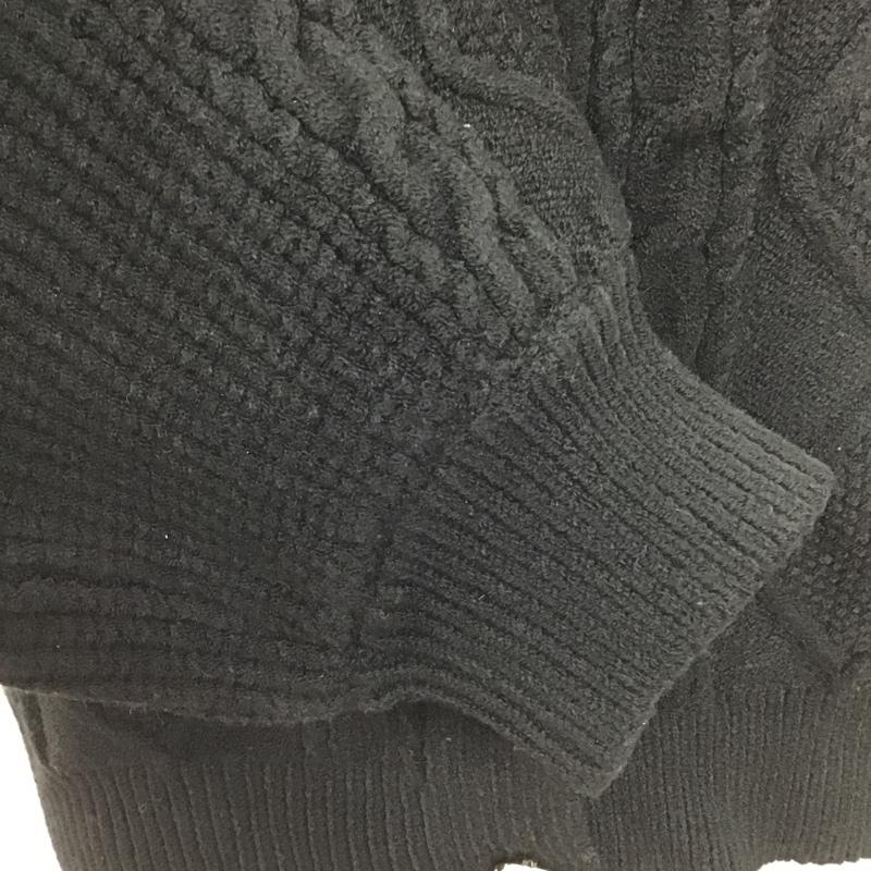 マジェスティックレゴン MAJESTIC LEGON カーディガン 長袖 M 無地 黒 / ブラック / レディース USED 古着 中古 10105776