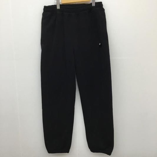 ステューシー STUSSY パンツ サルエルパンツ スウェットパンツ M ワンポイント 黒 / ブラック /  メンズ USED 古着 中古 10128173