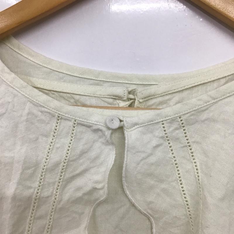 スタディオクリップ studio CLIP シャツ、ブラウス 長袖 natural by clip FREE 無地 白 / ホワイト / レディース USED 古着 中古 10132124