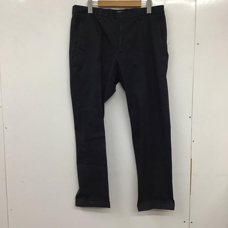 リデアル lideal パンツ チノパン チノパン ワイドパンツ カジュアルパンツ 33インチ 無地 紺 / ネイビー / メンズ USED 古着 中古 10133371