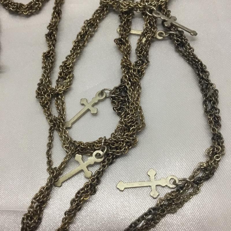 ヒステリックグラマー HYSTERIC GLAMOUR アクセサリー ネックレス、ペンダント クロス 銀 / シルバー / レディース USED 古着 中古 10114218