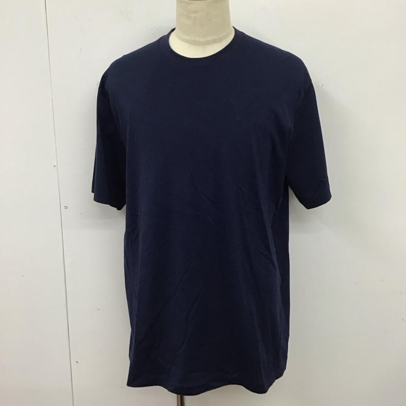 ワイスリー Y-3 Tシャツ 半袖 gv4114 Tシャツ 半袖カットソー スポーツウェア L ロゴ、文字 紺 / ネイビー / メンズ USED 古着 中古 10115938