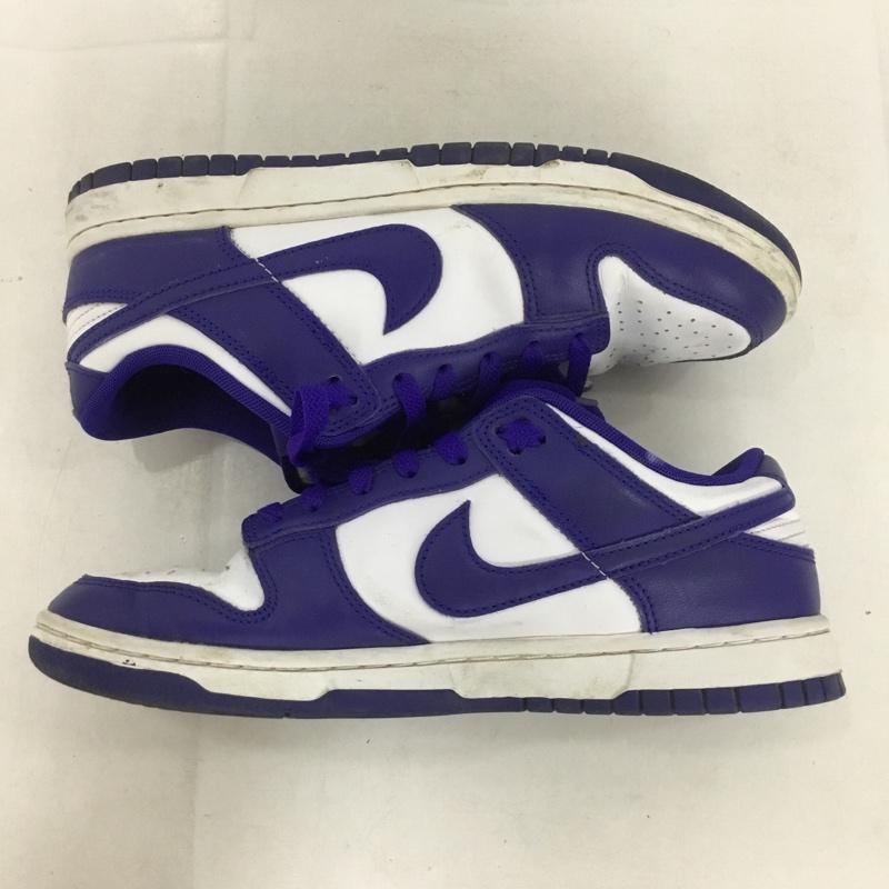 ナイキ NIKE スニーカー スニーカー DV0833-103 DUNK LOW RETRO 25.5cm ロゴ、文字 白 / ホワイト / X 青 / ブルー / メンズ USED 古着 中古 10136927