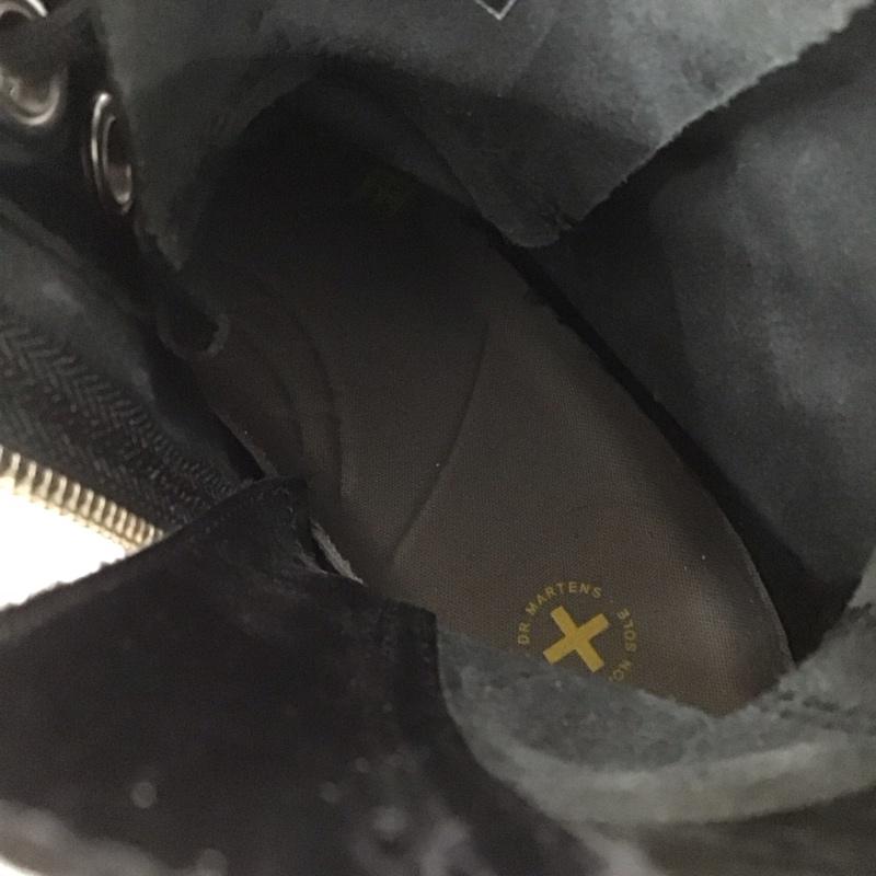 ドクターマーチン Dr.Martens ブーツ 一般 25566001 JADON MAX サイドファスナー 厚底 箱有 UK5 US:7 無地 黒 / ブラック / レディース USED 古着 中古 10135290