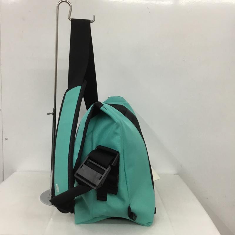 ティンバックツー TIMBUK2 メッセンジャーバッグ メッセンジャーバッグ 1108-4-1340 ショルダーバッグ クラシックメッセンジャー タグ付き ロゴ、文字 水色 / ライトブルー / X 黒 / ブラック / メンズ USED 古着 中古 10131894