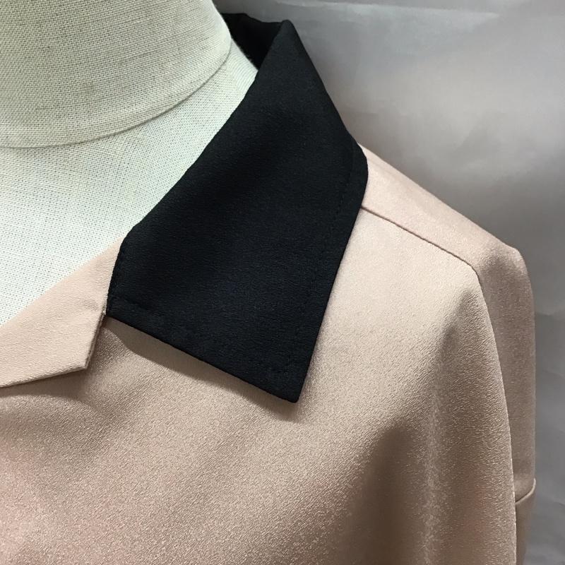 ジュエティ jouetie シャツ、ブラウス 長袖 長袖シャツ カラーシャツ 刺繍 FREE ロゴ、文字 桃 / ピンク / レディース USED 古着 中古 10118556