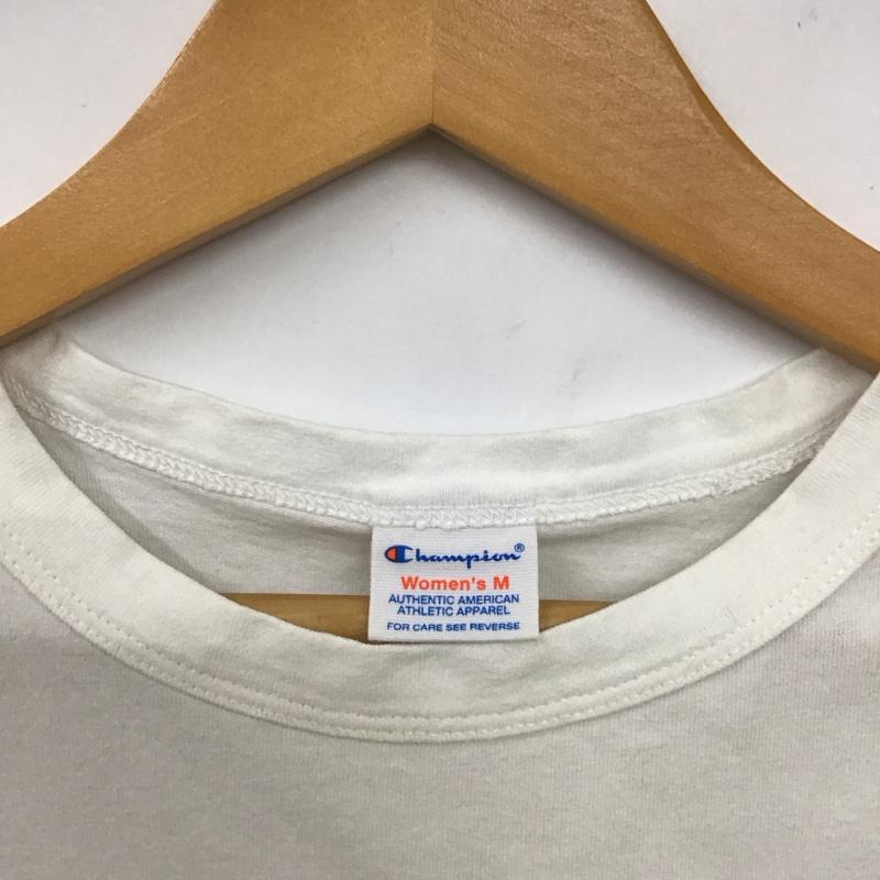 チャンピオン Champion ワンピース ロングスカート cwsp379 ノースリーブワンピース ロングワンピース クルーネック M ロゴ、文字 白 / ホワイト / レディース USED 古着 中古 10135196