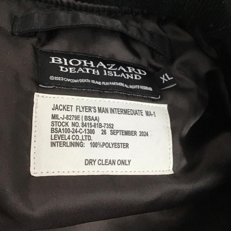 古着 USED ジャケット、上着 ジャケット、ブレザー バイオハザード デスアイランドBSAAMA-1ジャケット アウター 映画 XL ロゴ、文字 黒 / ブラック / メンズ USED 古着 中古 10124315