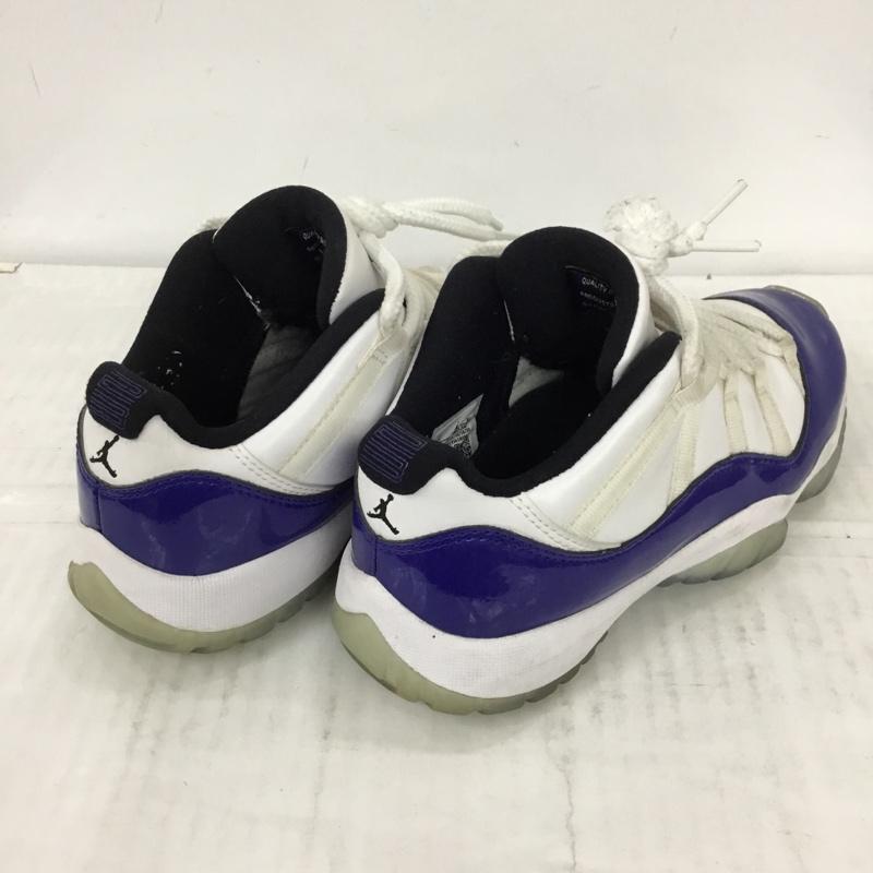 ナイキ NIKE スニーカー スニーカー AH7860-100 WMNS AIR JORDAN RETRO 11 LOW 23.5cm 23.5cm ワンポイント 白 / ホワイト / X 青 / ブルー / X 黒 / ブラック / レディース USED 古着 中古 10109885