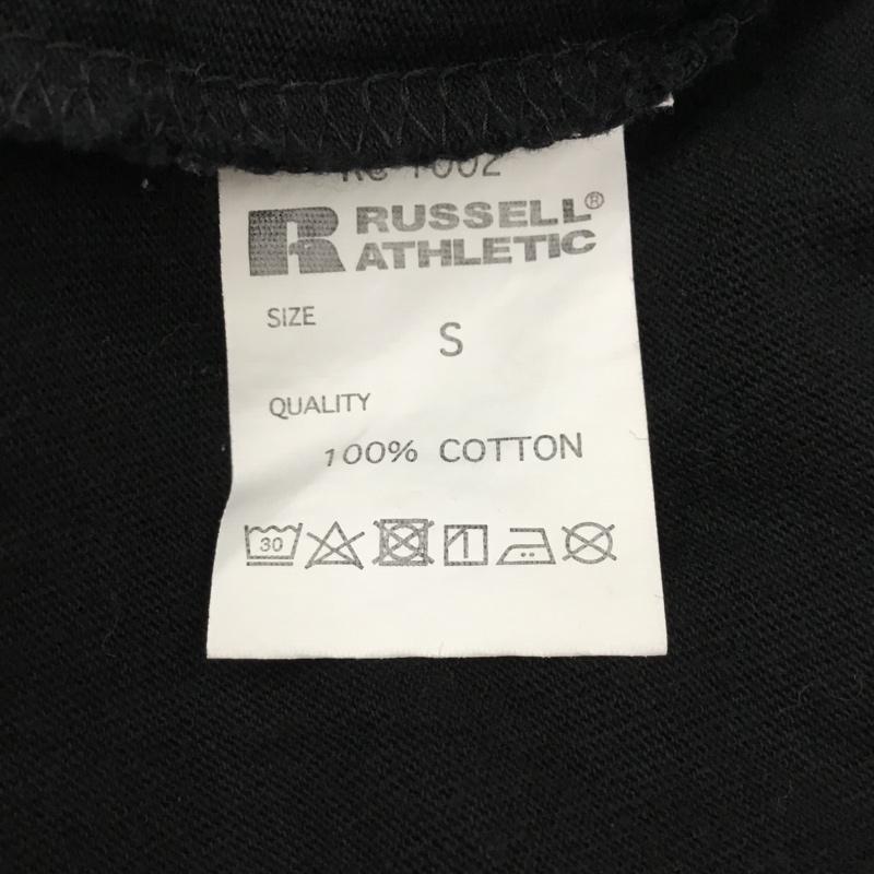ラッセルアスレティック Russell Athletic Tシャツ 半袖 クルーネック 胸ポケット S 無地 黒 / ブラック / メンズ USED 古着 中古 10115532