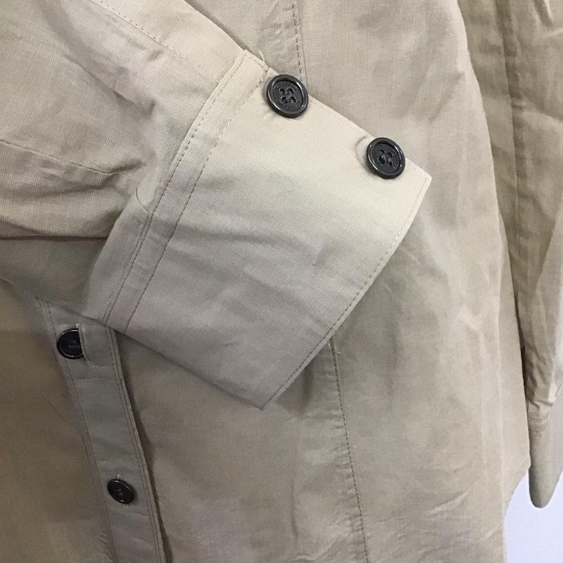 バーバリーロンドン Burberry London シャツ、ブラウス 長袖 長袖シャツ カラーシャツ ポケットシャツ 長袖カットソー 38 無地 ベージュ / ベージュ / レディース USED 古着 中古 10112511