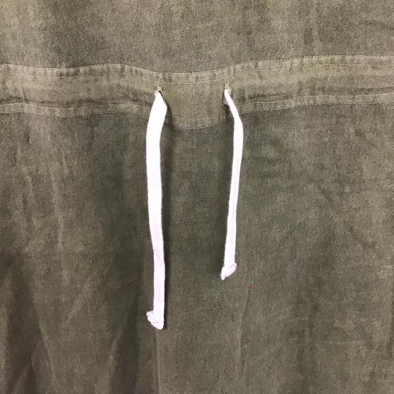 グッドオン Good On ワンピース ひざ丈スカート S 無地 カーキ / カーキ / レディース USED 古着 中古 10133879