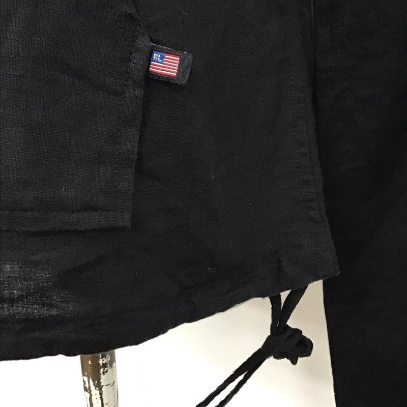 ポロジーンズ Polo Jeans Co. パーカー 長袖 HS-WJ-SM7007 プルオーバー コットンリネン S 無地 黒 / ブラック / レディース USED 古着 中古 10114438