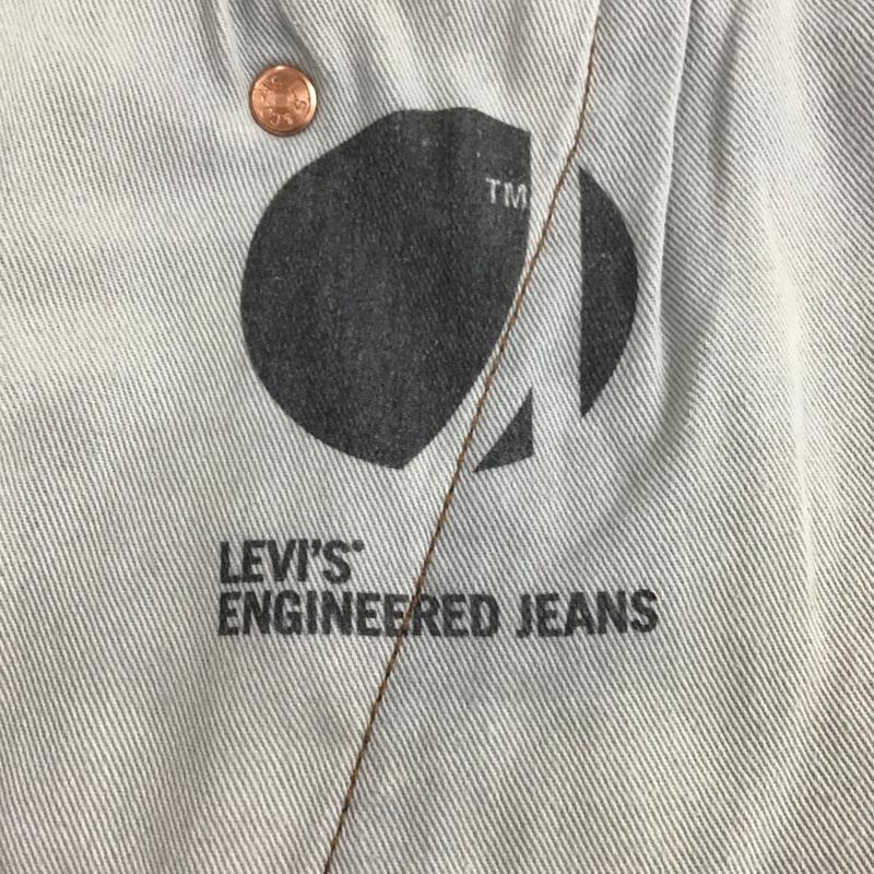 リーバイストラウスアンドコー Levi Strauss & co. パンツ デニム、ジーンズ デニムパンツ ワイドパンツ カジュアルパンツ 立体デニム サルエル engineeredjeans 32インチ 無地 インディゴ / インディゴ /  メンズ USED 古着 中古 10126641
