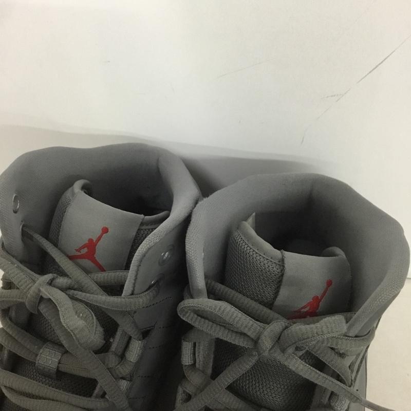 ナイキ NIKE スニーカー スニーカー 820240-005 AIR JORDAN EXECUTIVE 28cm 28.0cm ロゴ、文字 灰 / グレー / X 赤 / レッド / メンズ USED 古着 中古 10141549