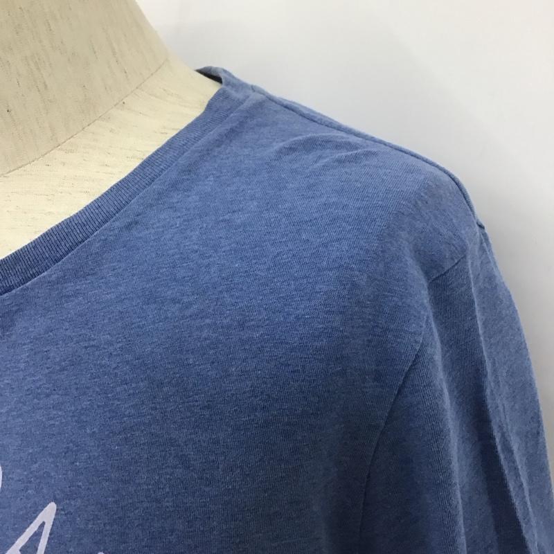 リーバイス Levi s Tシャツ 半袖 半袖カットソー プリントTシャツ クルーネックカットソー M ロゴ、文字 青 / ブルー / メンズ USED 古着 中古 10107135