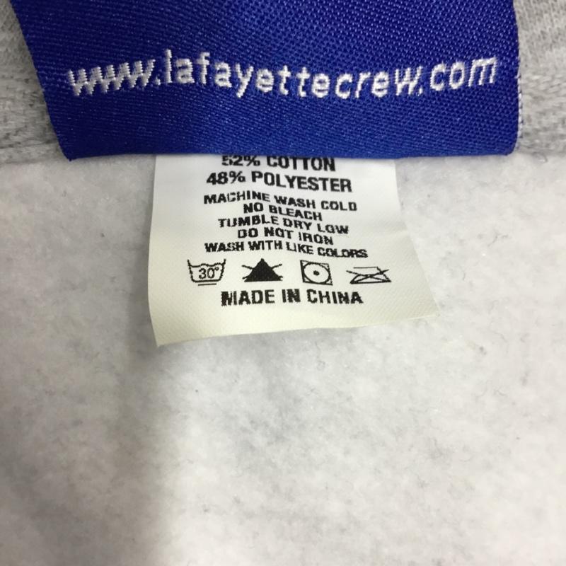 ラファイエット Lafayette パーカー 長袖 長袖パーカー プルオーバーパーカー プリントスウェット XL ロゴ、文字 灰 / グレー / メンズ USED 古着 中古 10121646