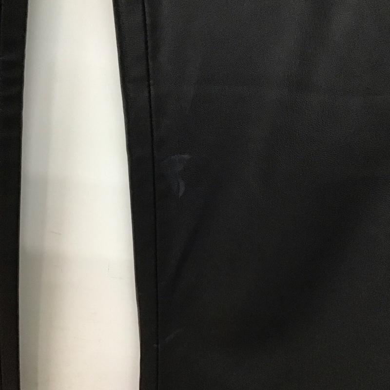 ザラ ZARA ボトムス ボトムス 4387 278 800 フェイクレザーパンツ ロゴ、文字 黒 / ブラック / レディース USED 古着 中古 10138569