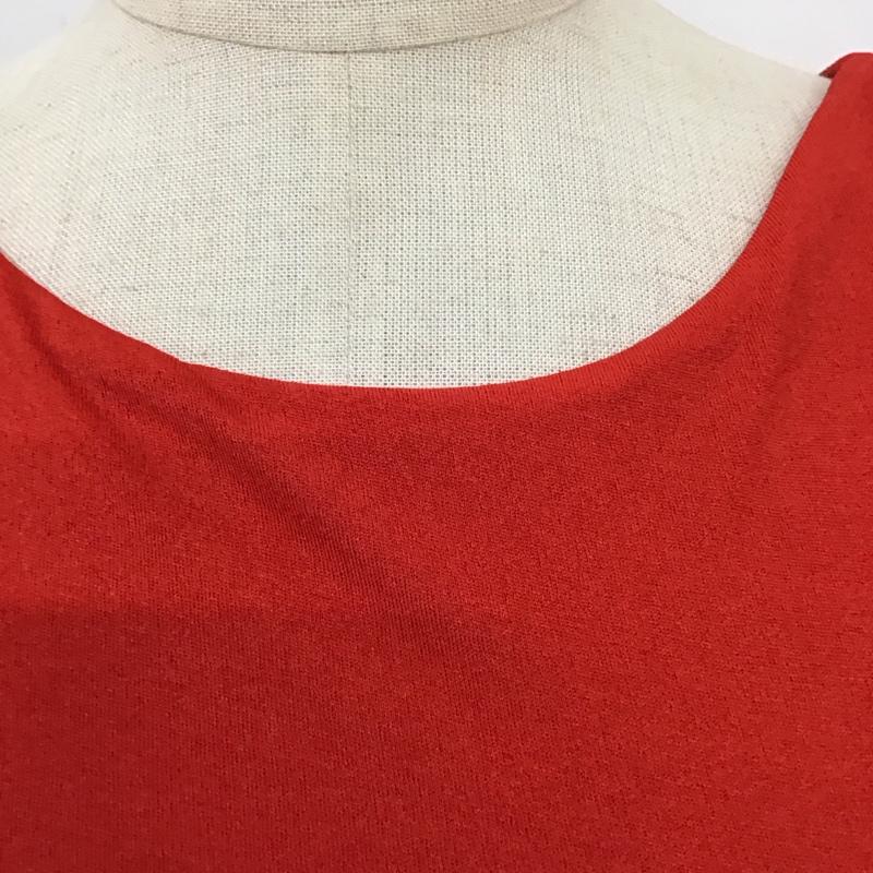ザラ ZARA タンクトップ タンクトップ 5039 451 600 ノースリーブ ギャザー タグ付き S 無地 赤 / レッド / レディース USED 古着 中古 10118796
