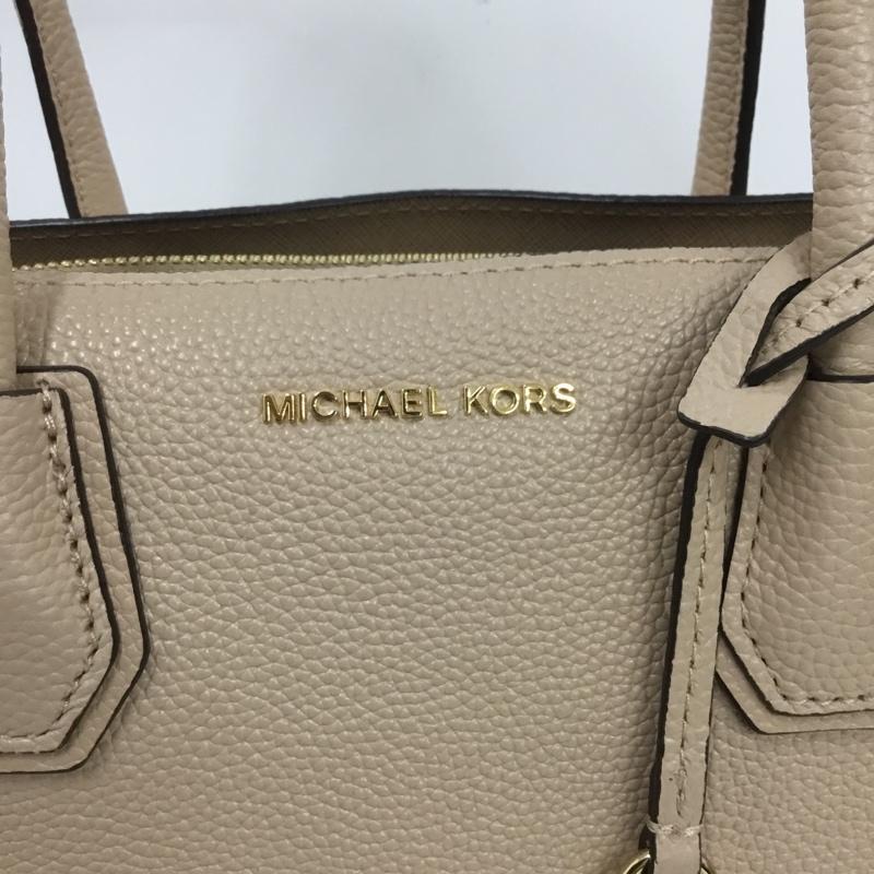 マイケルコース MICHAEL KORS ハンドバッグ ハンドバッグ 30F6GM9T2L 2WAY ショルダーバッグ スクエアバッグ ロゴ、文字 桃 / ピンク / レディース USED 古着 中古 10133304