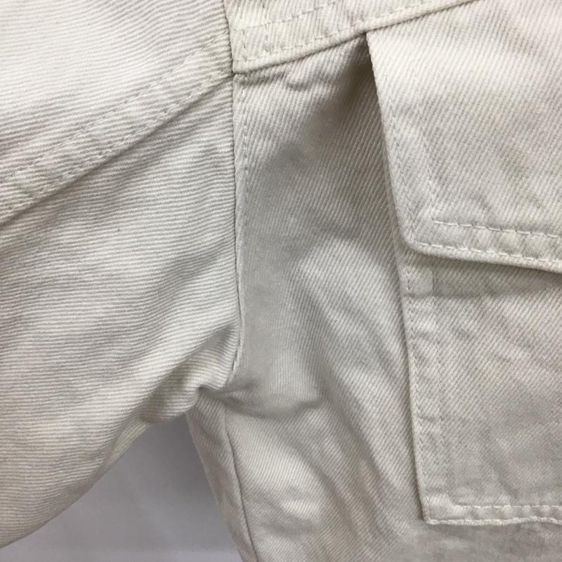ザラ ZARA ジャケット、上着 ジャケット、ブレザー 4365/073/733 COLOURED DENIM JACKET M 無地 白 / ホワイト / レディース USED 古着 中古 10127723