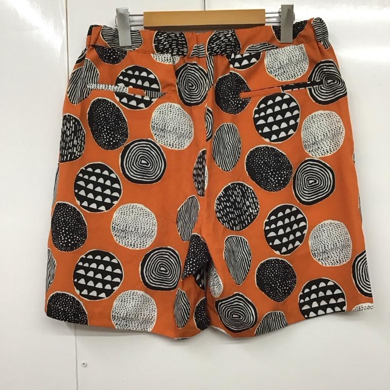 エディフィス EDIFICE パンツ ショートパンツ ショートパンツ ハーフパンツ カジュアルパンツ L プリント 橙 / オレンジ / メンズ USED 古着 中古 10130354