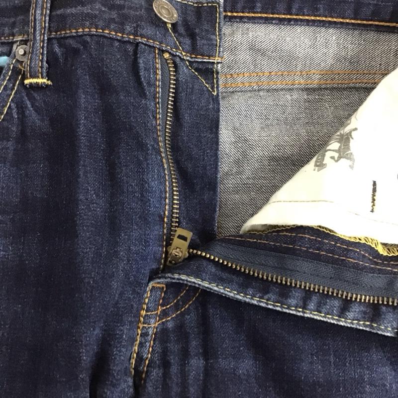 リーバイストラウスアンドコー Levi Strauss & co. パンツ デニム、ジーンズ デニムパンツ ワイドパンツ カジュアルパンツ Gパン 30インチ 無地 インディゴ / インディゴ /  メンズ USED 古着 中古 10128631