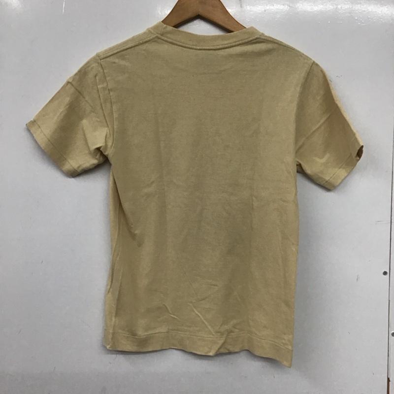アベイシングエイプ A BATHING APE Tシャツ 半袖 XS プリント X ロゴ、文字 ベージュ / ベージュ / メンズ USED 古着 中古 10139926
