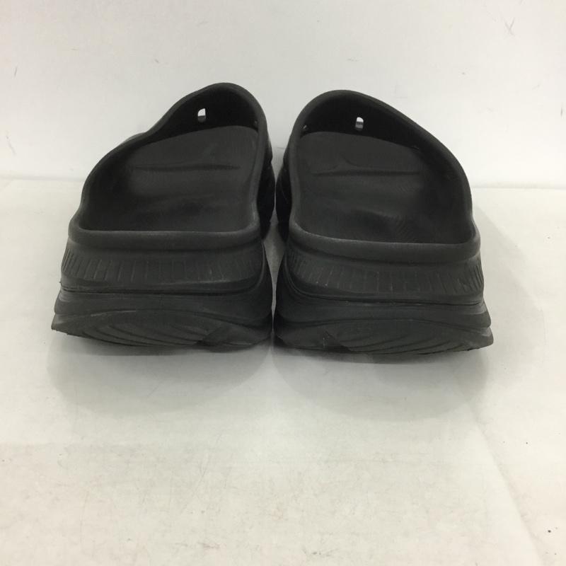 ホカ HOKA サンダル サンダル リカバリーサンダル M11 ロゴ、文字 黒 / ブラック / メンズ USED 古着 中古 10139071