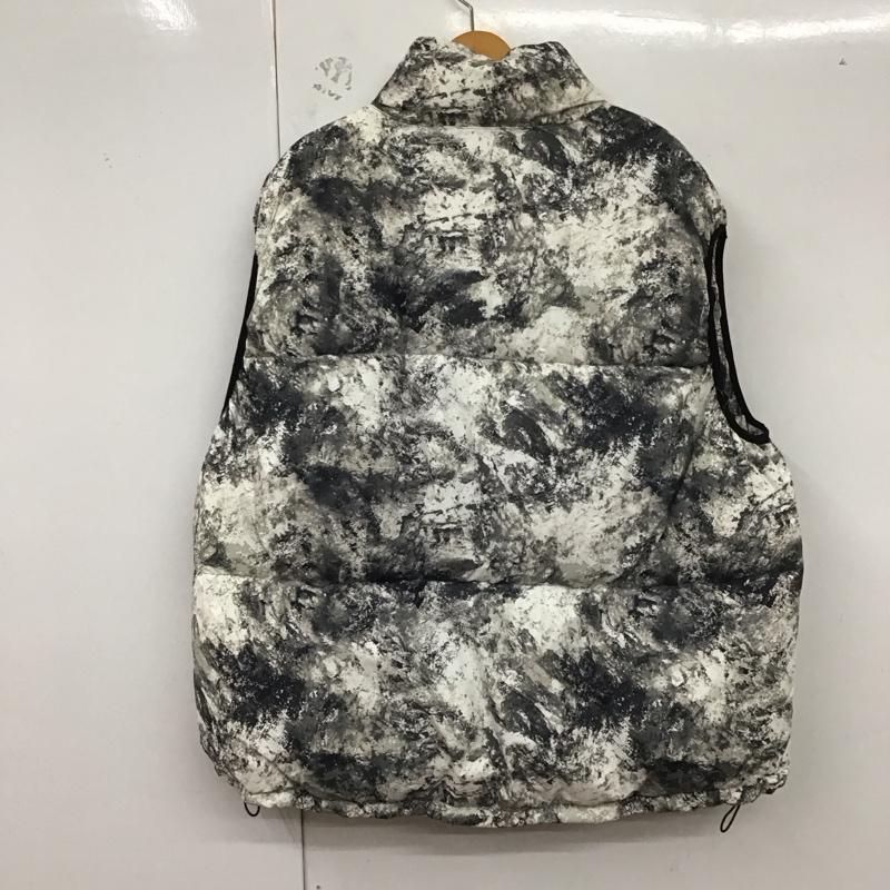 ザラ ZARA ベスト ベスト ジップアップダウンジャケット ノースリーブジャケット アウター XL 総柄 マルチカラー / マルチカラー / メンズ USED 古着 中古 10129614