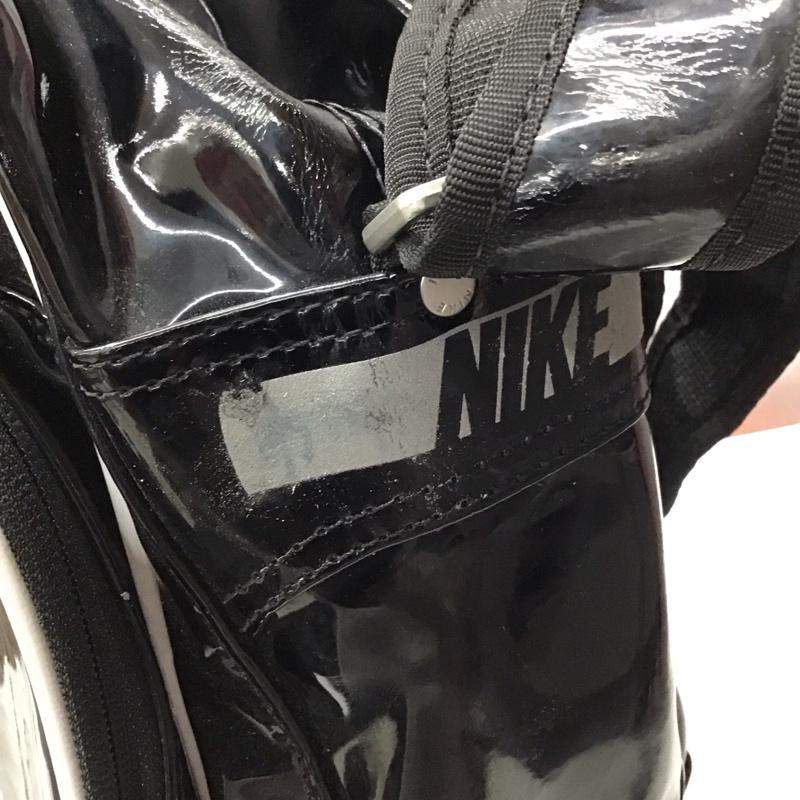 ナイキ NIKE ショルダーバッグ ショルダーバッグ エナメルバッグ スポーツバッグ ロゴ、文字 黒 / ブラック / X 白 / ホワイト / メンズ USED 古着 中古 10116288