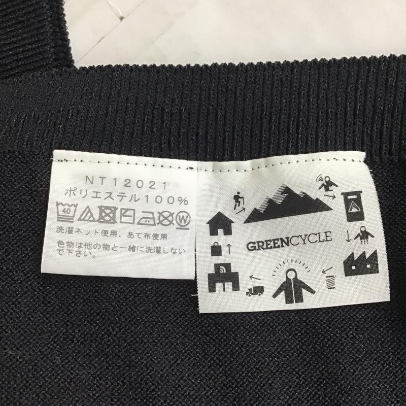ザノースフェイス THE NORTH FACE Tシャツ 半袖 nt12021 インスティンクトエクスプローラーティー 半袖カットソー ニットカットソー L ロゴ、文字 黒 / ブラック / メンズ USED 古着 中古 10116520