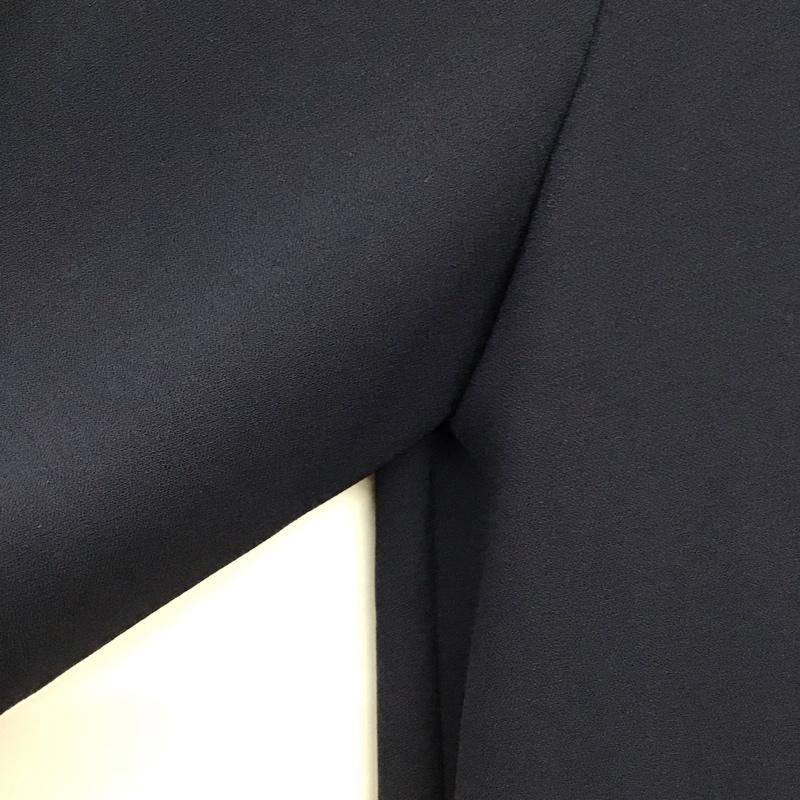 ザラベーシック ZARA BASIC ワンピース ひざ丈スカート S 無地 紺 / ネイビー / レディース USED 古着 中古 10136869