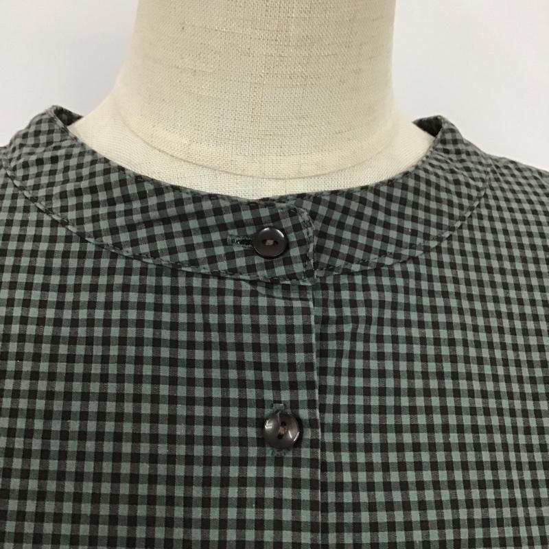 スタディオクリップ studio CLIP シャツ、ブラウス 七分袖 L チェック マルチカラー / マルチカラー / レディース USED 古着 中古 10106155