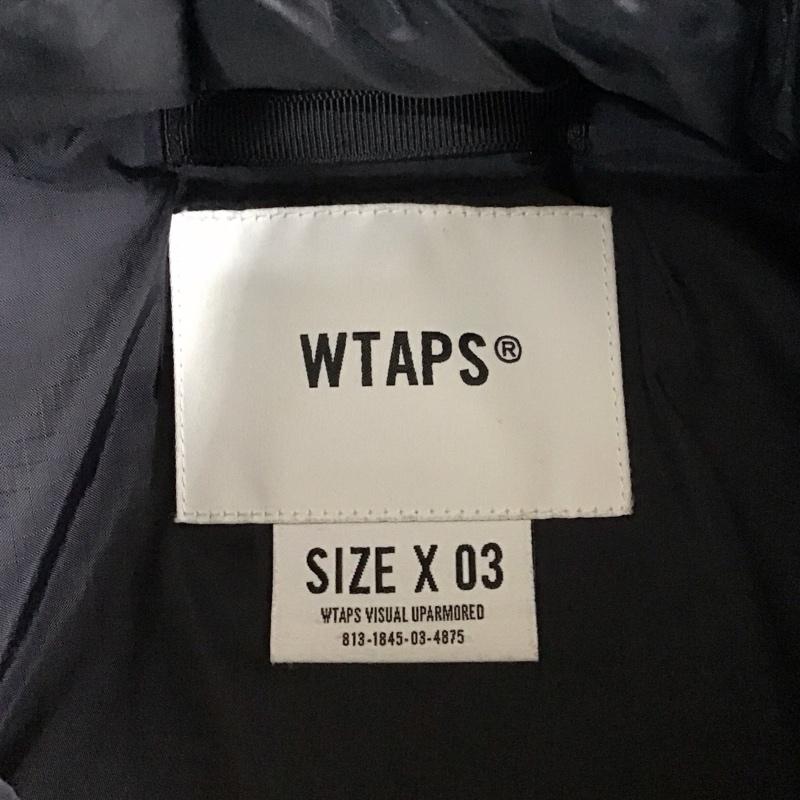 ダブルタップス WTAPS ジャケット、上着 ダウンジャケット 222brdt-jkm04 22AWBIVOUACJACKETNYLONRIPSTOPFORTLESS ダウンジャケット 3 ロゴ、文字 黒 / ブラック / メンズ USED 古着 中古 10118406