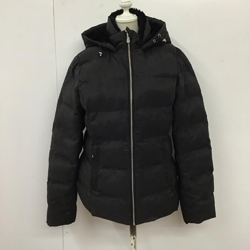 ザラ ZARA ジャケット、上着 ジャンパー、ブルゾン ジップアップジャケット アウター ダウンジャケット ショート丈 L 無地 黒 / ブラック / レディース USED 古着 中古 10118524