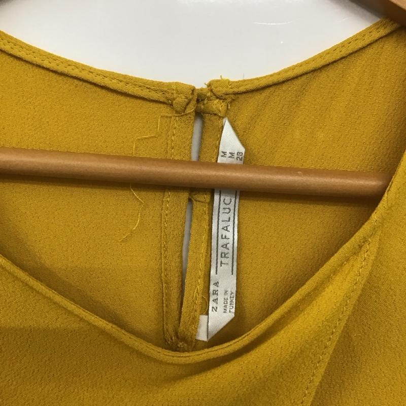 ザラ ZARA ワンピース ロングスカート M 無地 マスタード / マスタード / レディース USED 古着 中古 10138666