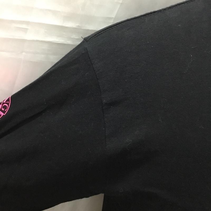 ベイプ BAPE カットソー 長袖 長袖カットソー クルーネックカットソー 長袖Tシャツ プリントTシャツ M ロゴ、文字 黒 / ブラック /  メンズ USED 古着 中古 10111288