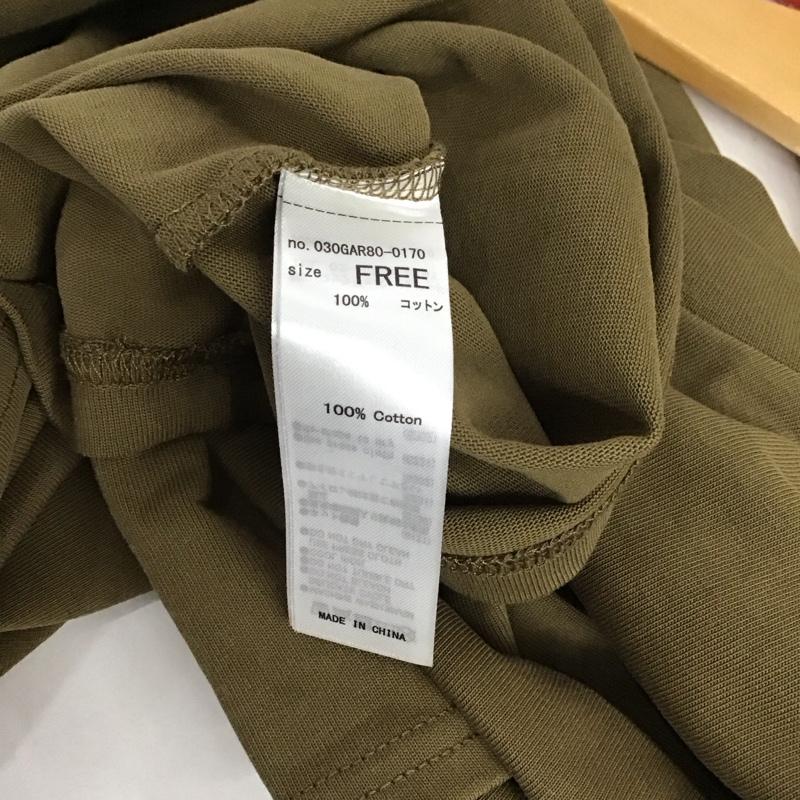 スライ SLY タンクトップ タンクトップ 030GAR80-0170 ROLL UP SLEEVE FREE 無地 カーキ / カーキ / レディース USED 古着 中古 10130423