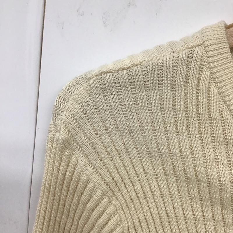 フリークスストア FREAK S STORE カットソー 長袖 F23-TKK-09 袖スリット FREE 無地 アイボリー / アイボリー / レディース USED 古着 中古 10131216