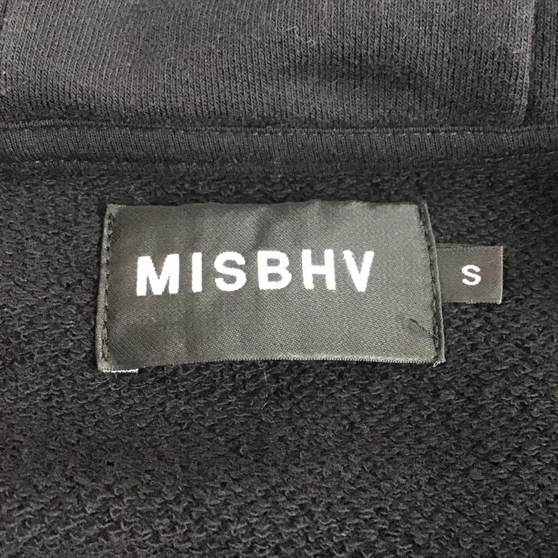 ミスビヘイブ MISBHV パーカー 長袖 長袖パーカー フード付きパーカー プリントスウェット トレーナー S プリント 黒 / ブラック / メンズ USED 古着 中古 10109762