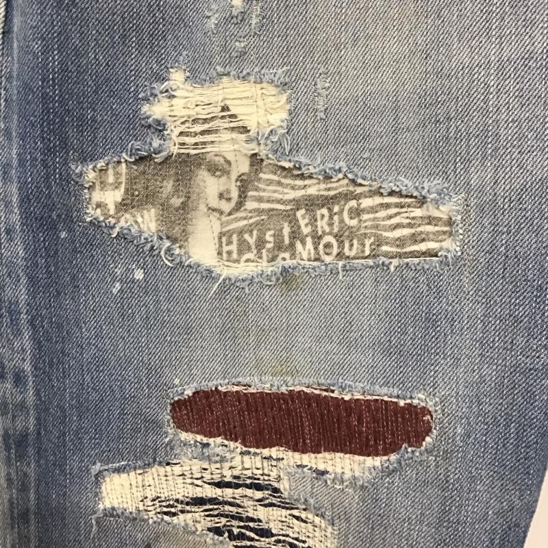 ヒステリックグラマー HYSTERIC GLAMOUR パンツ デニム、ジーンズ 34インチ 無地 水色 / ライトブルー / メンズ USED 古着 中古 10137003