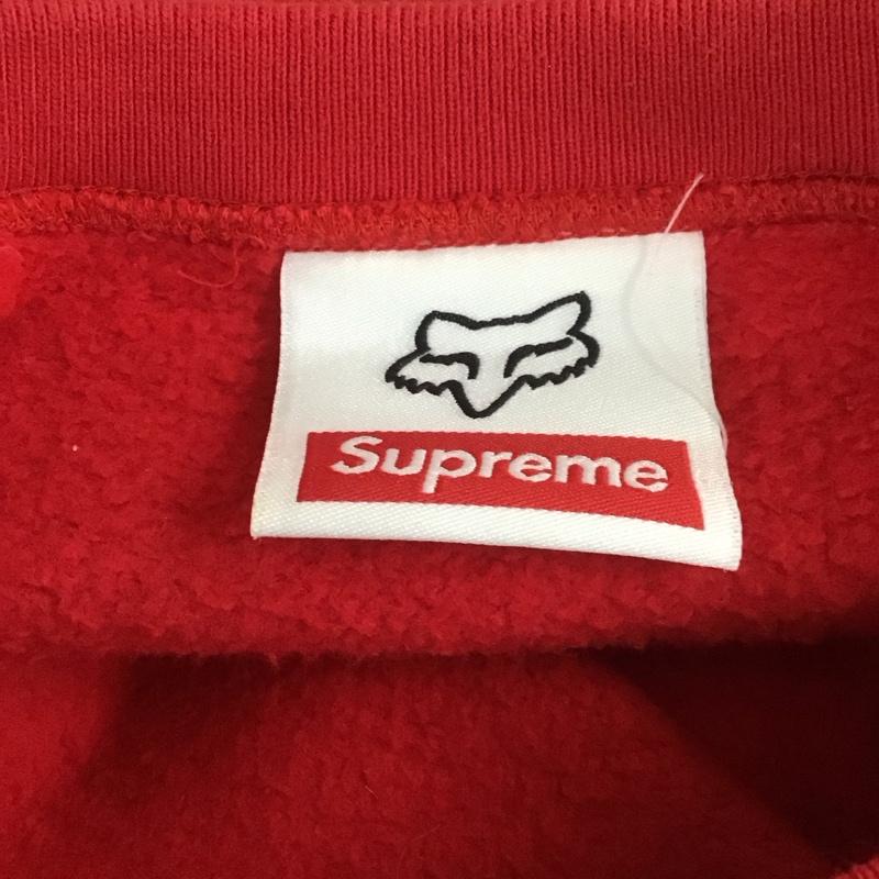 シュプリーム Supreme トレーナー 長袖 19AW HondaFoxRacingHRCCREWNECK スウェット 長袖トレーナー XL ロゴ、文字 赤 / レッド / メンズ USED 古着 中古 10107384