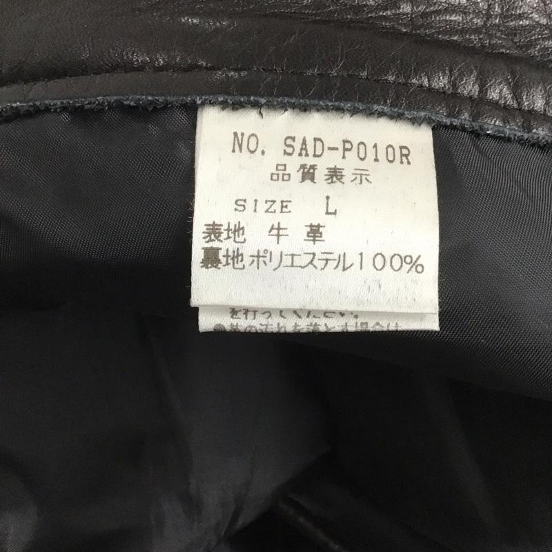 サディスティックアンドデンジャラス sadistic and dangerous パンツ ワークパンツ、ペインターパンツ レザーパンツ スリムパンツ 牛革 清春 L 無地 黒 / ブラック /  メンズ USED 古着 中古 10126542