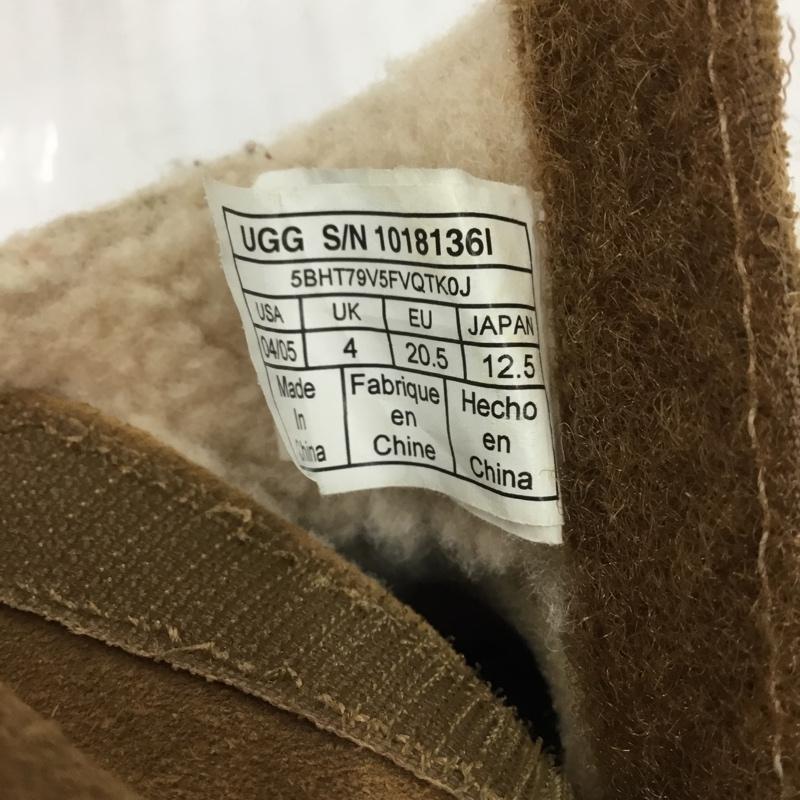 アグ UGG ブーツ ショートブーツ 1018136I ベビー レミー II Lemmy II 12.5cm 箱有 12.5cm ロゴ、文字 キャメル / キャメル / ガールズ USED 古着 中古 10105970