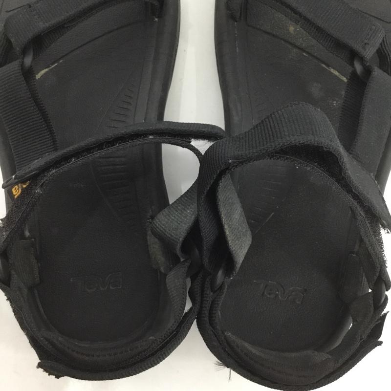 テバ Teva サンダル サンダル 1019235 HURRICANE XLT2 24cm 24.0cm ロゴ、文字 黒 / ブラック / レディース USED 古着 中古 10124367