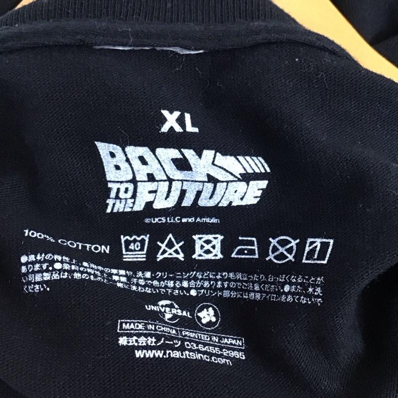古着 USED Tシャツ 半袖 BACK TO THE FUTURE 映画Tシャツ XL プリント 黒 / ブラック / メンズ USED 古着 中古 10123382
