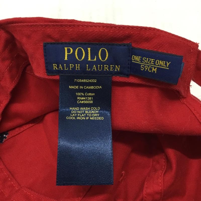ポロラルフローレン POLO RALPH LAUREN 帽子 キャップ 710548524002 SIGNATURE PONY CAP コットン メンズ USED 古着 中古 10119197